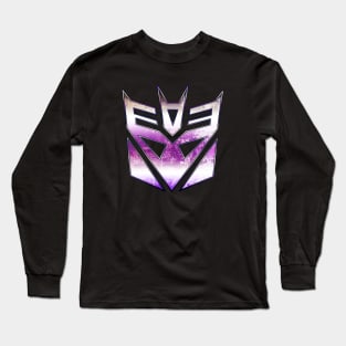 Decepticon Emblem Rust Effect Long Sleeve T-Shirt